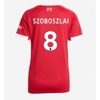 Stroje piłkarskie Liverpool Dominik Szoboszlai #8 Koszulka Podstawowej dla damskie 2025-26 Krótki Rękaw